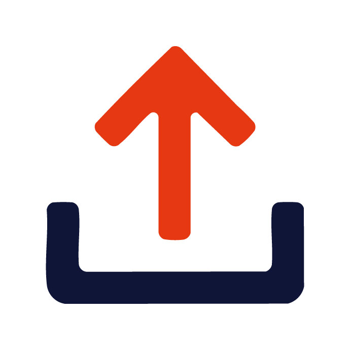 Symbol für Datei-Upload
